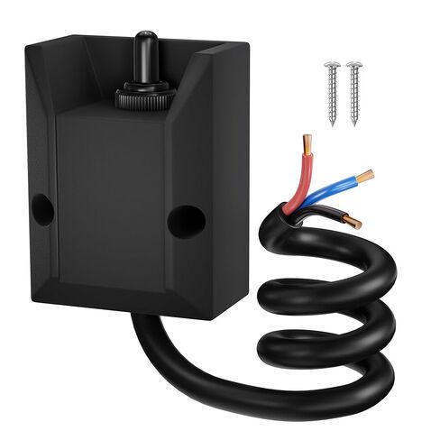 Heavy Duty Momentary Toggle Switch 12V 30A, Waterproof 3 Way SPDT (ON)-Off-(ON) Rocker Switch with IP67 Cover & 2ft Wired Toggle Switch for Marine Boat, RV, Electrical System Switches in Saudi Arabia