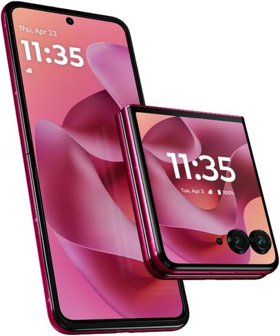 Motorola Razr+ 2025 | Unlocked | Made for US 12/256GB | 50MP Camera | Pantone Mocha Mousse (Renewed) in Saudi Arabia