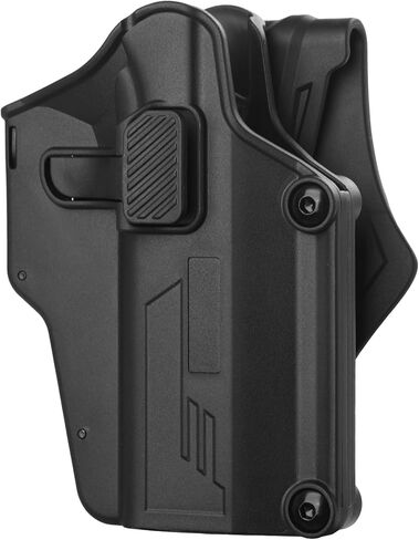 حافظة M P 9 مم تناسب S&W SD40VE/SD9VE، S&W M&P 2.0 9 مم/40، Smith & Wesson M&P 9 مم (ليس درع)، حافظة مسدس تكتيكية مجداف OWB، غير قابلة للتعديل، تحرير سريع - اليد اليمنى in Saudi Arabia