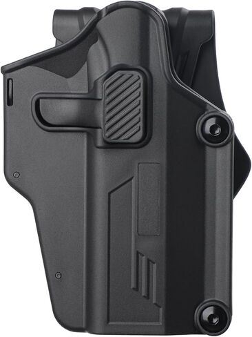 حافظة M P 9 مم تناسب S&W SD40VE/SD9VE، S&W M&P 2.0 9 مم/40، Smith & Wesson M&P 9 مم (ليس درع)، حافظة مسدس تكتيكية مجداف OWB، غير قابلة للتعديل، تحرير سريع - اليد اليمنى in Saudi Arabia