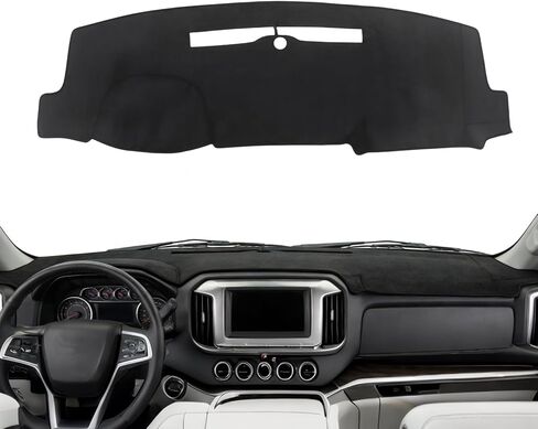 حصيرة غطاء لوحة القيادة ACLONG مناسبة لسيارة Dodge Ram 1500/2500/3500 2010-2018 غطاء لوحة القيادة من الفلانيل غير قابل للانزلاق، وسادة حماية لوحة القيادة مضادة للوهج ومقاومة للأشعة فوق البنفسجية in Kuwait