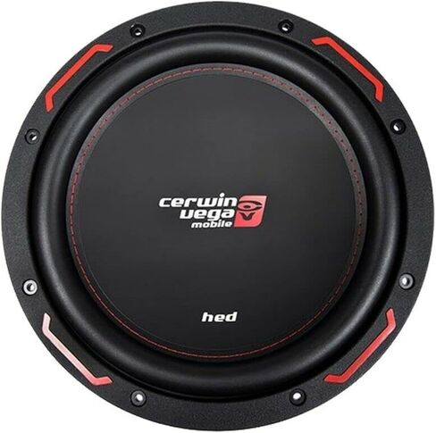 Cerwin Vega HED 10 Inch 250W RMS DVC 4Ω Subwoofer - High-Performance, Deep Bass Car Audio Subwoofer, Carbon Fiber Cone, Thermal Dissipation, Durable & Powerful Design H7104D in Saudi Arabia