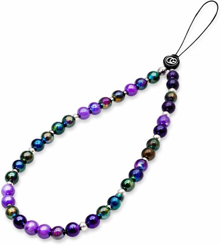 Cocomii - Handmade Phone Charm Wrist Strap Wristlet, Hands-Free, Cute & Chic Beaded Lanyard Chain Compatible with iPhone Cases, Samsung Cases, All Smartphones Cases, Mother Of Pearl in Saudi Arabia