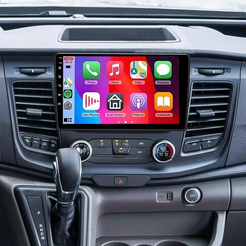 10 Inch Android 14 Car Stereo Radio for Ford Transit Custom 2020 2021 2022 2023 2024 with Wireless Carplay Android Auto Touchscreen Radio GPS Navi Bluetooth FM RDS SWC+ Backup Camera, 2+32G in Saudi Arabia