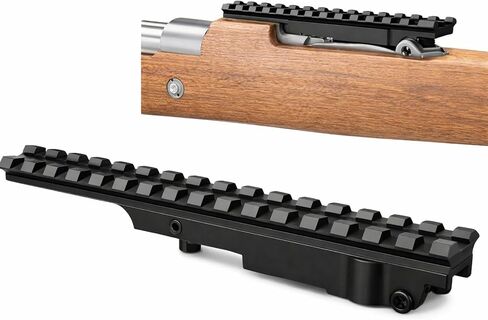 GOTICAL Mauser K98 Rifle 7/8 Weaver Picatinny Rail Base Scope Rear Sight Mount Accessory in Saudi Arabia