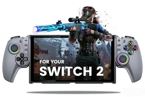 CYOYPPY Switch 2 Controller, One Piece Switch Joypad Replacement to Switch 2 Pro Controller with Stand, with Turbo, Macro, Game Card Slot in Saudi Arabia