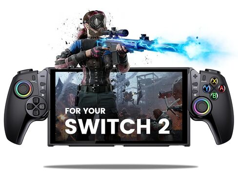 CYOYPPY Switch 2 Controller, One Piece Switch Joypad Replacement to Switch 2 Pro Controller with Stand, with Turbo, Macro, Game Card Slot in Saudi Arabia