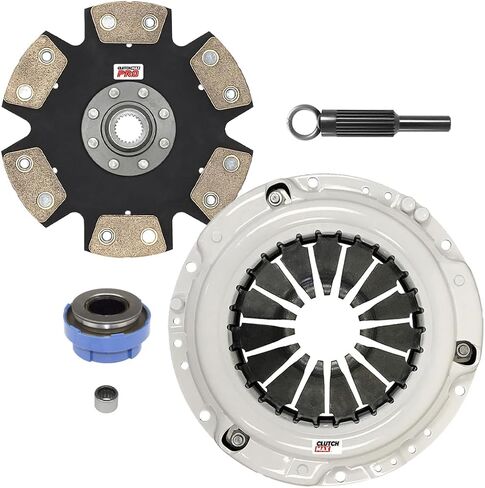 مجموعة القابض ClutchMaxPRO Performance Stage 4 مع أسطوانة تابعة متوافقة مع 1995-2011 Ford Ranger 1995-2010 Mazda B2300 1998-2001 B2500 11/1994-2008 B3000 2.3L 2.5L 3.0L (CP07141HDDWS-ST4) in Kuwait