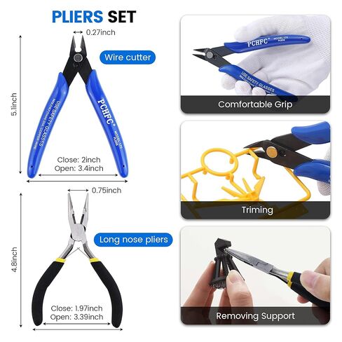 45 Pcs 3D Printer Tool Kit, 3D Printer Accessories Includes Nozzle Cleaning Kit, Deburring Tool, Files, Pliers, Removal Scrapers Suitable for 3D Print Removing, Cleaning, Finishing in Saudi Arabia
