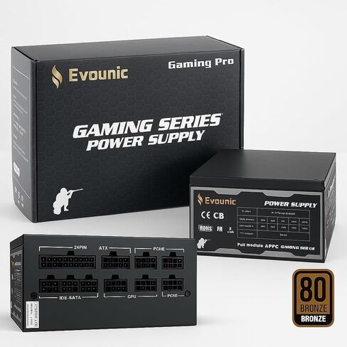 650W 80 Plus Bronze Certified ATX Power Supply – Full Modular PSU with Active PFC, Dual/Quad Core Support, SLI/Crossfire, Haswell Ready – Gaming/Desktop PC Compatible in Kuwait