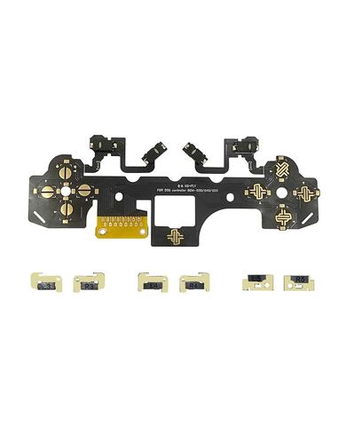 KD.FLY 4 أزرار Clicky Kit مع مفتاح Omron Micro Switch لوحدة تحكم PS5 BDM-030/040/050 - مشغلات النقر بالماوس، استجابة سريعة للعب المحسن in Saudi Arabia
