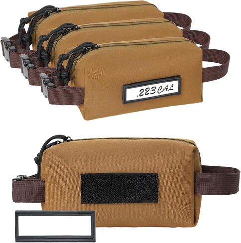 4 عبوات من أكياس الذخيرة التكتيكية الفضفاضة، حقيبة حاملة لتخزين الذخيرة مع رقع الهوية، مموهة in Kuwait