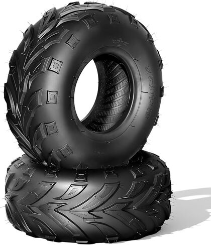 إطارات TRIBLE SIX 145/70-6 Go Kart، 4 إطارات دراجة صغيرة PR ATV Street 145/70-6 (14x6-6) لمسار الطين الرملي، اتجاهي، بدون أنبوب (عبوة من قطعتين) in Kuwait