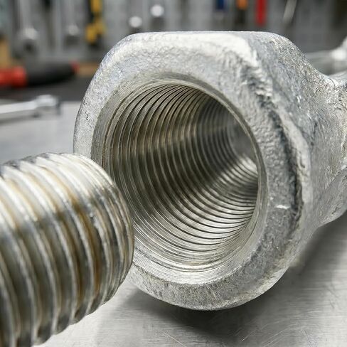 HomelyNest Heavy Duty Turnbuckle Tensioner, 2200 lbs Working Load Limit, Weather Resistant Hot Dipped Galvanized Steel, Jaw and Jaw Turnbuckles for Cables Wire, Carbon Steel (3/8 * 6) in Saudi Arabia