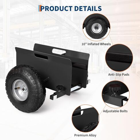 لوحة Garvee Dolly 600 LBS، محرك الحوائط الجافة القابل للتعديل مع إطارات مطاطية قابلة للنفخ مقاس 10 بوصات، لوح دوللي يتحرك على جميع التضاريس لألواح الحوائط الجافة ونقل مواد الباب in Saudi Arabia