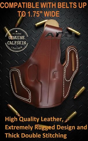 حافظة جلدية Sig P365 OWB مع نقطة حمراء - P365 حافظة نقطة حمراء - P365 حافظات جلدية قطع بصرية - لـ Sig P365X XL SAS Macro، S&W CSX، Rgr LCP LC9s EC9s، Kahr CW9 مسدسات - Optic SigP365 in Kuwait