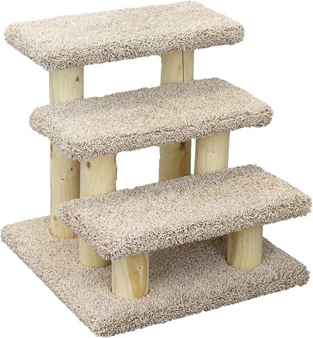 Maykoosh Boldly Bohemian Triple Cat Perch - Multi-Level, 28" L x 23" W x 36.5" H, Green, for All Breed Sizes, Ideal for Climbing, Scratching, Cuddling, Jumping Gray/20 W x 20" D x 32" H in Saudi Arabia