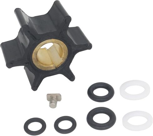 0394711 Water Pump Impeller Repair Kit for Evinrude Johnson OMC BRP 2 Stroke 8 9.9 10 15 HP 1974-UP Outboard Motor Boat Engine Replacement 394711 0387610 387610 0388139 388139 Sierra 18-3327 18-3400 in Saudi Arabia