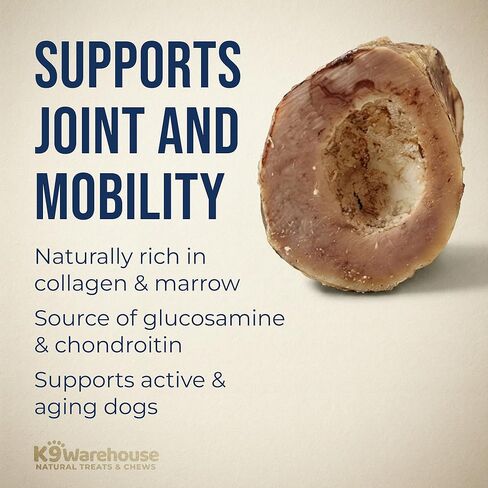 K9warehouse USA عظام النخاع للكلاب - علاجات طبيعية بالكامل للكلاب بنخاع عظم البقر مقاس 5-6 بوصات - عظام طويلة الأمد للمضغ العدواني - مضغ عالي البروتين للسلالات الصغيرة والمتوسطة والكبيرة والكبيرة جدًا in Saudi Arabia