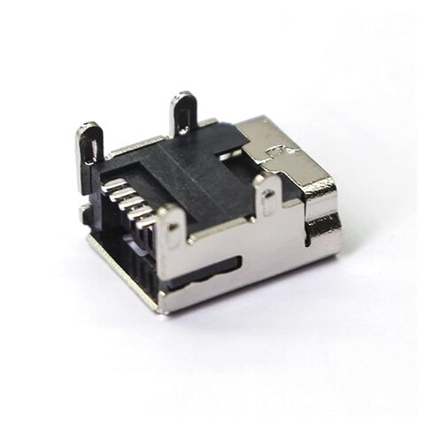 Fengpeng Mini USB أنثى 10 أنواع ذات حافة مسطحة SMT dip 5Pin موصلات منفذ مقبس ذيل مقبس محطات توصيل للجوال (نمط 2,10 قطعة) in Kuwait
