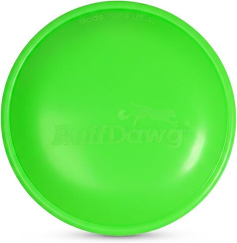 Ruff Dawg K9 FlyerJR – Durable, Flexible Flying Disc Dog Toy for Fetch – Safe for Teeth & Gums – High-Visibility Neon Colors – Ideal for Outdoor Play & Exercise in Saudi Arabia