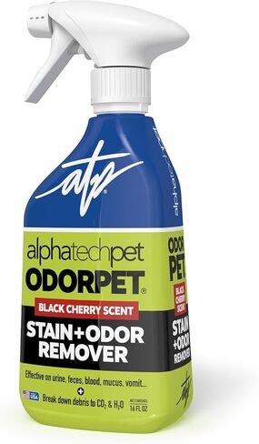 OdorPet Pet Stain Remover and Odor Eliminator - 64 Oz (Makes 2.55 Gallons of Working Solution) Non Staining, Professional Strength, Lavender Scent by Alpha Tech Pet in Saudi Arabia