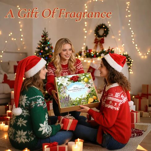 Fragrance Essential Oils Set,12pcs, Aromatherapy Oils for Skin,Diffusers,Home Care,Humidifier Laundry,Candle Making - Lily,Rose,Lavender,Green Tea,Lemon,Jasmine,Freesia,White Tea,Sweet Orange (5mL) in Saudi Arabia