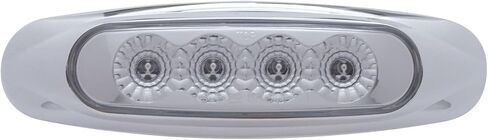 United Pacific 39401 - Clearance/Marker Light - Red Led/Clear Lens, With Reflector, 4 Led in Saudi Arabia
