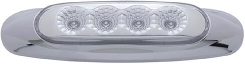 United Pacific 39401 - Clearance/Marker Light - Red Led/Clear Lens, With Reflector, 4 Led in Saudi Arabia