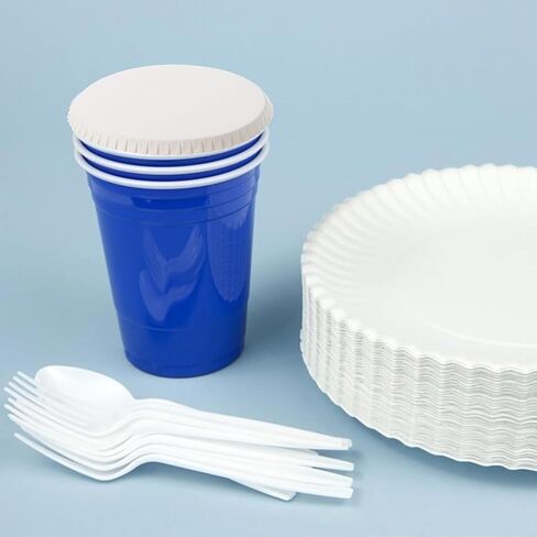 Cabilock Disposable Cup Covers 100Pcs 2.55 Inch Paper Cup Lids Hot Lids Drinking Lids for Coffee Tea Juice Use in Hotels Restaurants Bars Ktv in Saudi Arabia