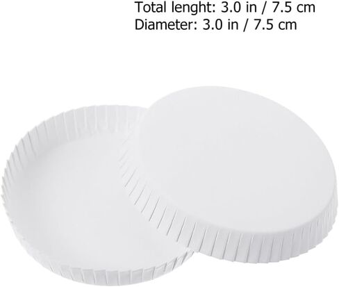 Cabilock Disposable Cup Covers 100Pcs 2.55 Inch Paper Cup Lids Hot Lids Drinking Lids for Coffee Tea Juice Use in Hotels Restaurants Bars Ktv in Saudi Arabia