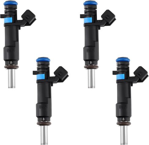 Set of 2 Fuel Injectors Compatible with Chevrolet Tahoe, Blazer, Caprice & GMC Yukon, C1500 & Buick Roadmaster & Cadillac Brougham & Isuzu NPR & Oldsmobile, Replace# 17111864 17112494 in Saudi Arabia