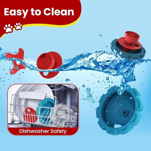 لعبة تفاعلية للكلاب، لعبة ألغاز مع توزيع مكافآت قابلة للتعديل وحلوى مجمدة يمكنك صنعها بنفسك، ألعاب إثراء للكلاب لإبقائهم مشغولين وتحفيزهم العقلي in Kuwait