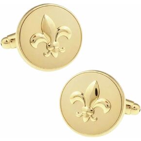 أزرار أكمام مستديرة بشعار زهر الزنبق البحرية in Kuwait