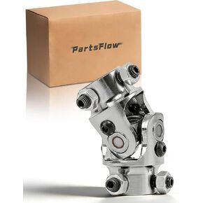 Partsflow Universal 3/4 "DD X 3/4" DD عمود توجيه مطلي بمسحوق الفولاذ الأسود زاوية U مشتركة تصل إلى 38 درجة in Kuwait