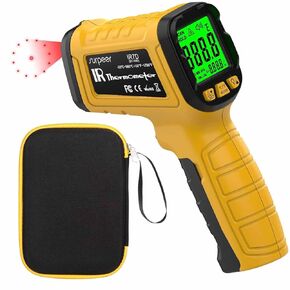 Dual-Laser Infrared Thermometer, -58°F to 2732°F (-50°C to 1500°C) Temperature Gun, 50:1 Non-Contact Temp Gun for Metal Smelting, Furnace, HVAC, Pizza Oven & Engine Diagnostics in Kuwait