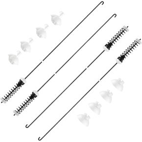 طقم قضيب تعليق الغسالة W11217817 4 قطع متوافق مع غسالة ويرلبول كينمور مايتاج أمانا كروسلي أدميرال، جزء بديل W11159470 W11226768 4844566 AP6329793 PS12349409 EAP12349409 PD00056457 in Kuwait