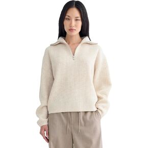 Everlane Women's Everlane The Half-Zip Sweater in Luxe Merino in Kuwait