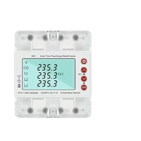 ثلاث مراحل 380 فولت طاقة طاقة ذكية ثنائية الاتجاه كيلووات ساعة متر أكثر من تحت الجهد حامي التتابع التبديل الحد الحالي in Kuwait