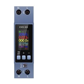 KWS-303 Power Meter APP Control 8 In1 Energy Meter 85-290V/40A Voltage and Current Meter Electricity Meter Smart Life in Kuwait