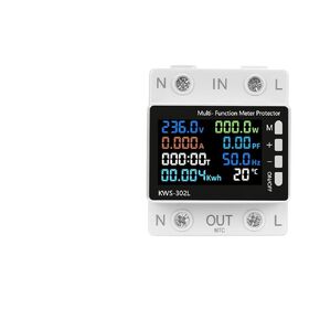 Smart Power Meter Over Under Voltage Protection Relay Switch Circuit Breaker Energy KWh Temperature Meter Smart Life in Kuwait