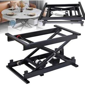 Electric Coffee Table Lift, Multifunctional Scissor Lift Bracket for Dining Table, Adjustable Lifting Platform for Family Use in Saudi Arabia