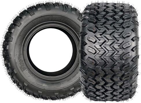 إطارات رياضية مقاس 19x7-8 ATV UTV Knobby، إطارات دراجة صغيرة أمامية مقاس 19x7x8 4 طبقات بدون أنبوب (مجموعة من 2) in Kuwait