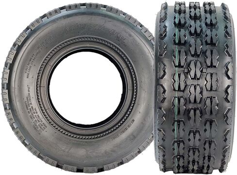 إطارات رياضية مقاس 19x7-8 ATV UTV Knobby، إطارات دراجة صغيرة أمامية مقاس 19x7x8 4 طبقات بدون أنبوب (مجموعة من 2) in Kuwait