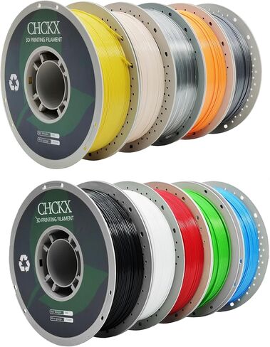 PETG 3D Printer Filament Bundle, 16Rolls,Dimensional Accuracy +/- 0.03 mm, 1kg Spool(2.2lbs), 1.75 mm Fit for Most 3D Printers,16-Multicolor Assortment in Saudi Arabia