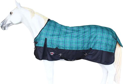 74 "1200D الإقبال مقاوم للماء المطر خفيف الوزن ورقة منقوشة الحصان بطانية 3EE08G in Kuwait