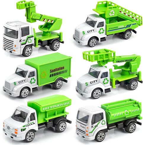 Diecast Fire Trucks 6 Pack, Mini Fire Truck Toys for Toddlers 3-5 Kids Fire Engine Emergency Vehicles Toy Set for Boys Girls Age 1-3 4 5 6 7 Years Birthday Party Favors Gift & Goodie Bags Stuffers in Kuwait