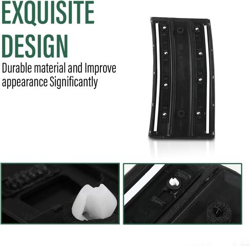 LQI Front Door Side Fender Vent Molding Cover Trim Compatible with Land Rover Range Rover Vogue L405 2013-2022 Left & Right Side Silver in Saudi Arabia