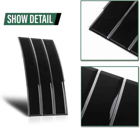 LQI Front Door Side Fender Vent Molding Cover Trim Compatible with Land Rover Range Rover Vogue L405 2013-2022 Left & Right Side Silver in Saudi Arabia
