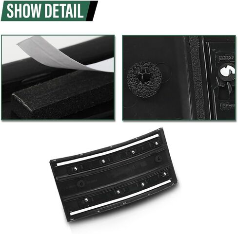 LQI Front Door Side Fender Vent Molding Cover Trim Compatible with Land Rover Range Rover Vogue L405 2013-2022 Left & Right Side Silver in Saudi Arabia